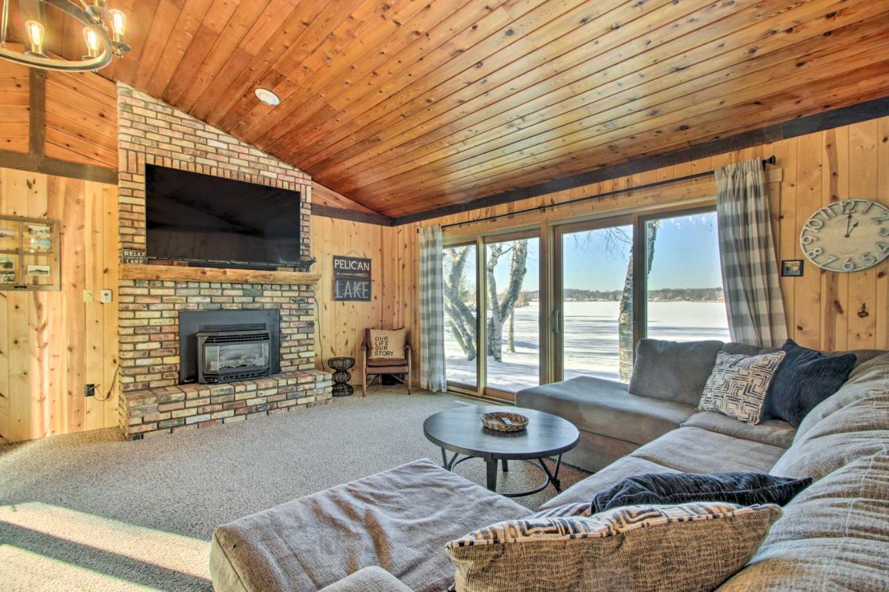 Pelican Lake Getaway On Stunning Peninsula! Pequot Lakes Eksteriør billede